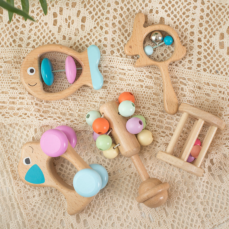 Discover the Joy of Learning with Our Newborn Beech Wood Educational Baby Toy
